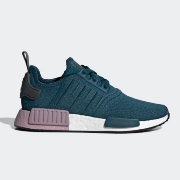 NWT adidas NMD_R1 Teal Running Workout Shoes - Picture 3 of 8